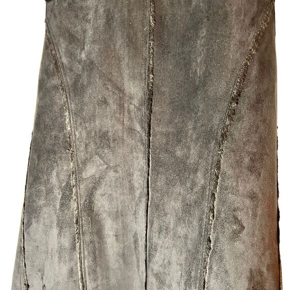 Dennis by Dennis Basso black faux suede and fur vest S - Picture 13 of 16